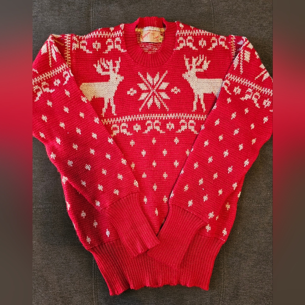 Vintage christmas sweater , ugly sweater